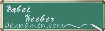 Mabel Weeber Visitenkarte